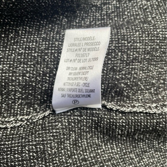 Theory Long Zip Front Lioralee Cardigan Dress Black Gray Thick Knit Size Small - Picture 12 of 14